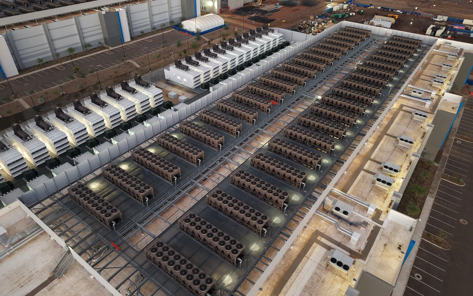 Infrastruktura chłodzenia data center — zdjęcie poglądowe